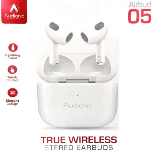 Audionic Airbuds 5 Wireless Bluetooth Earphone 5.0 Stereo Headset Charging Case 